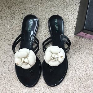 Chanel jelly sandals